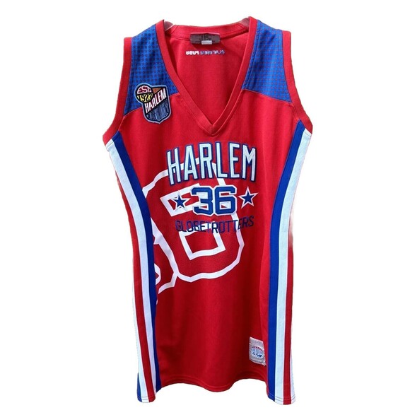 Harlem Globetrotters Dress Meadowlark Lemon Limited Sewn Jersey #36 L Red V Neck - Picture 1 of 11